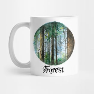 Pine Forest Art Mug